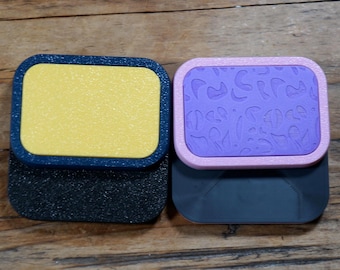 Rectangle Fidget Slider Pattern: Smooth or Textured,