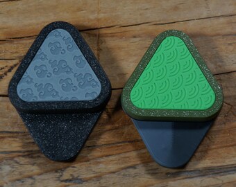 Triangle Mini Fidget Slider Pattern: Smooth or Textured,