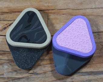 Triangle Pro Fidget Slider Pattern: Smooth or Textured,