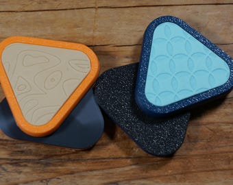 Triangle Max Fidget Slider Pattern: Smooth or Textured,