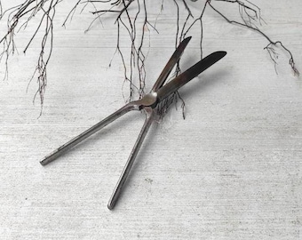 Antieke Marcel-krultang – metalen krultang uit de jaren 1920, kapperstool