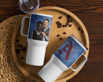 Bukayo Saka & Declan Rice Travel Mug - Arsenal Fan Gift