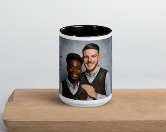 Declan Rice & Bukayo Saka “Step Brothers” Mug – Funny Arsenal Fan Gift
