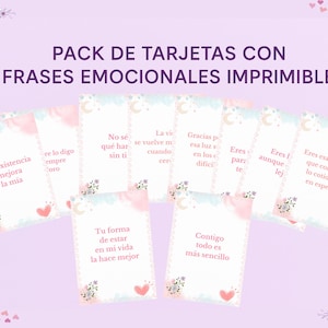 10er-Pack druckbare Karten | Positive Botschaften für Frauen | Emotionales digitales Geschenk
