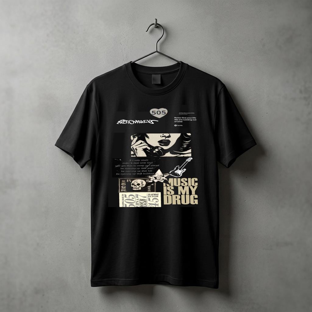 Music is My Drug T Shirt - Etsy