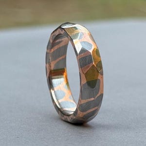 Superconductor Ring: Copper Niobium Band - Science Geek Jewelry