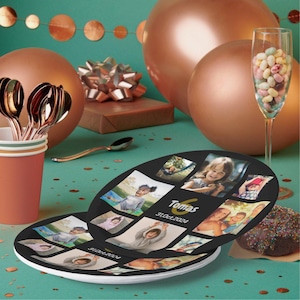 Piatti di carta fotografica personalizzati / Piatti personalizzati da 7" e 9" per compleanni, matrimoni ed eventi / 8, 100, 200 o 300 pezzi