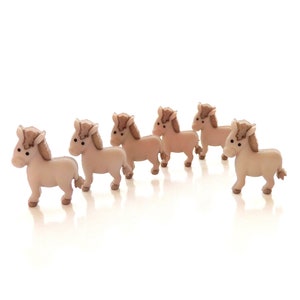 Donkey Buttons by Dress It Up // Jesse James Farm Animal Embellishments - Set of SIX