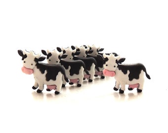 Cow Buttons by Dress It Up // Farm Animal Embellishments