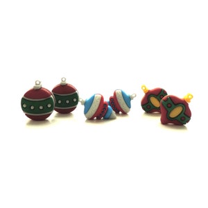 Christmas Ornaments Buttons by Buttons Galore / Winter Holiday Tree Embellishments