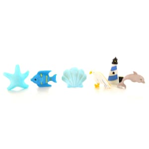 By the Sea Buttons by Buttons Galore // Novelty Beach Surf Embellishments