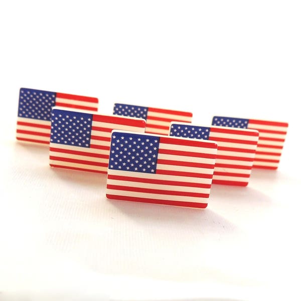 American Flag Buttons by Dress It Up // Novelty Sewing United States Veteran Military Old Glory Patriotic Memorial Day July 4th Army