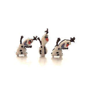 Frozen Olaf Knöpfe von Dress It Up / Jesse James Disney Verzierungen - 3er Sortiment
