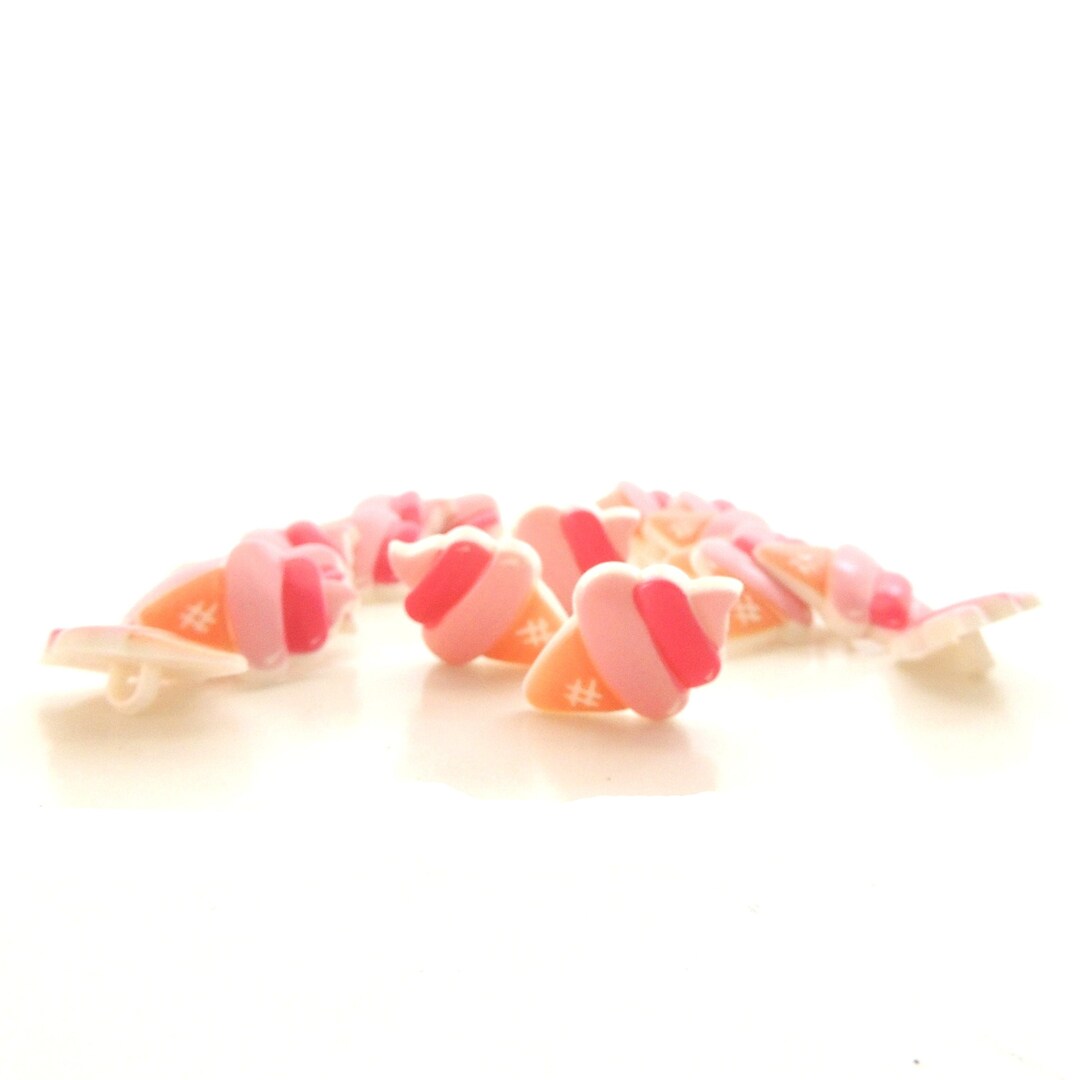 Ice Cream Cone Buttons by Flair Originals/ Novelty Dessert Food ...
