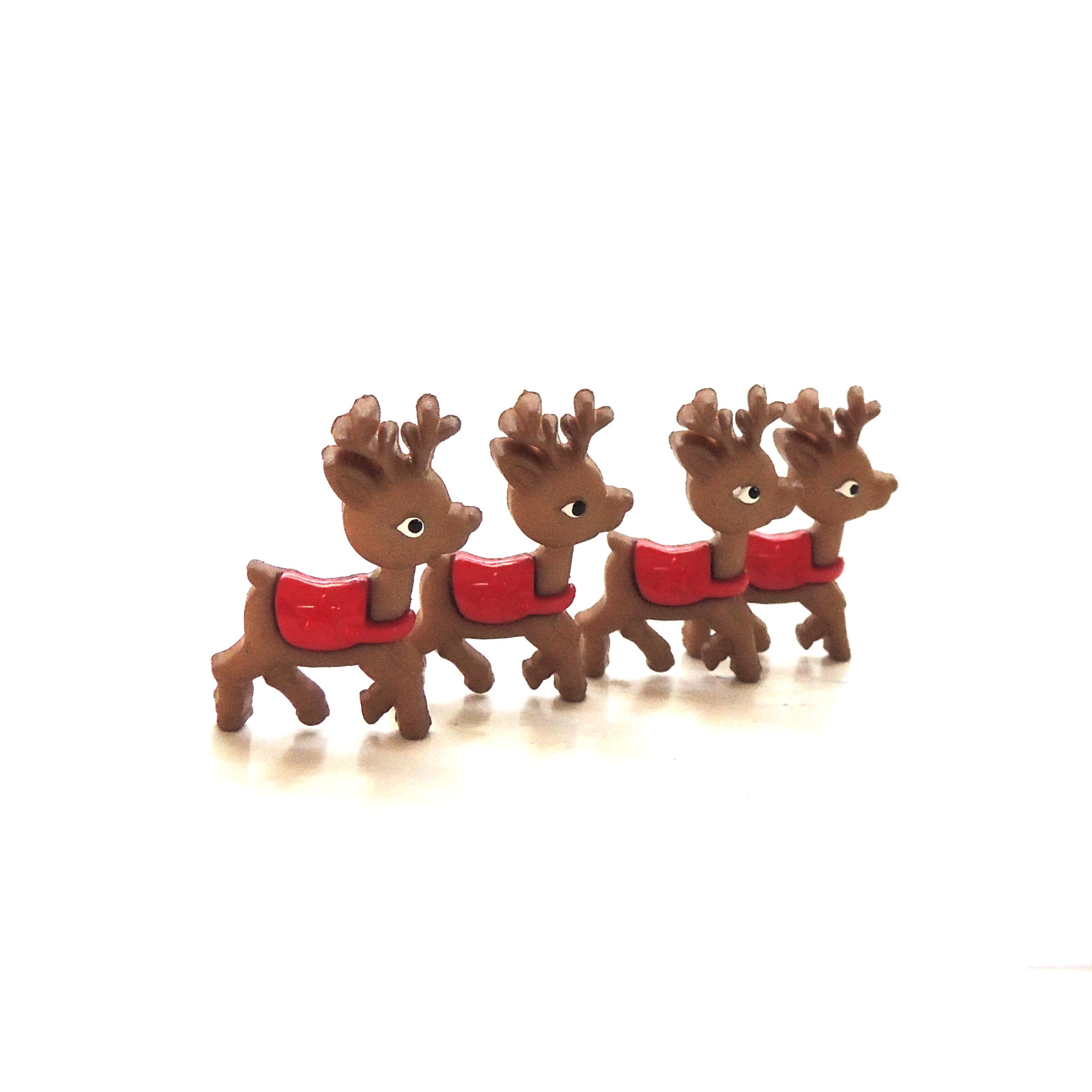 Reindeer Buttons by Dress It Up // Novelty Christmas Sewing Etsy