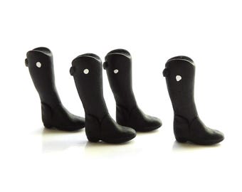 Reitstiefel Flat Back Verzierungen / Reiterpferdeverzierungen - VIERER Set