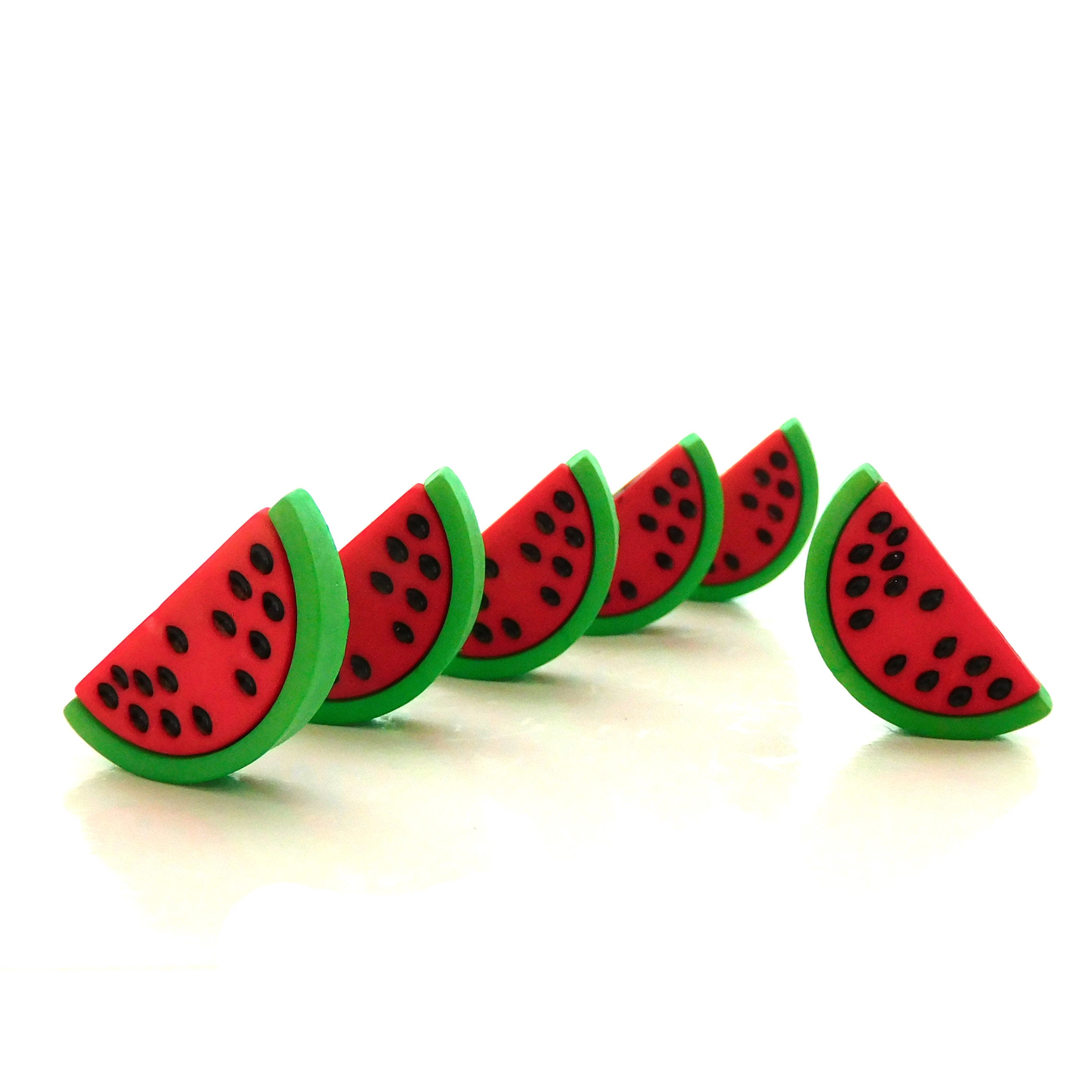 Watermelon Buttons Watermelon Half Buttons by Shelly's Buttons / Novelty Fruit ...