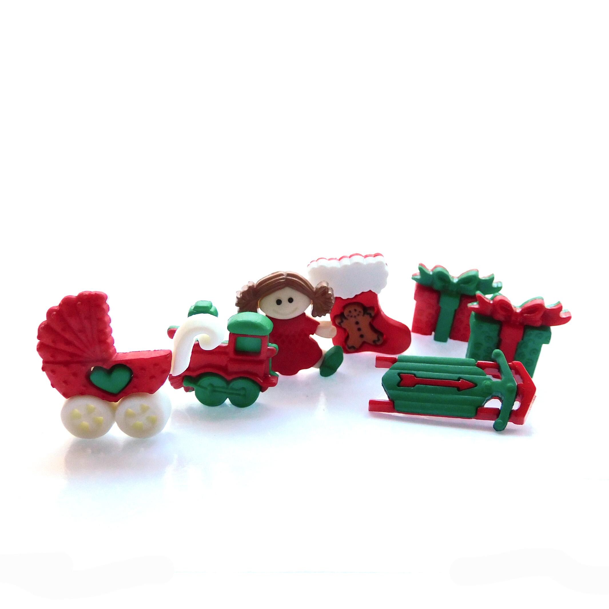 Dress It Up Holiday Embellishments-Christmas Toys