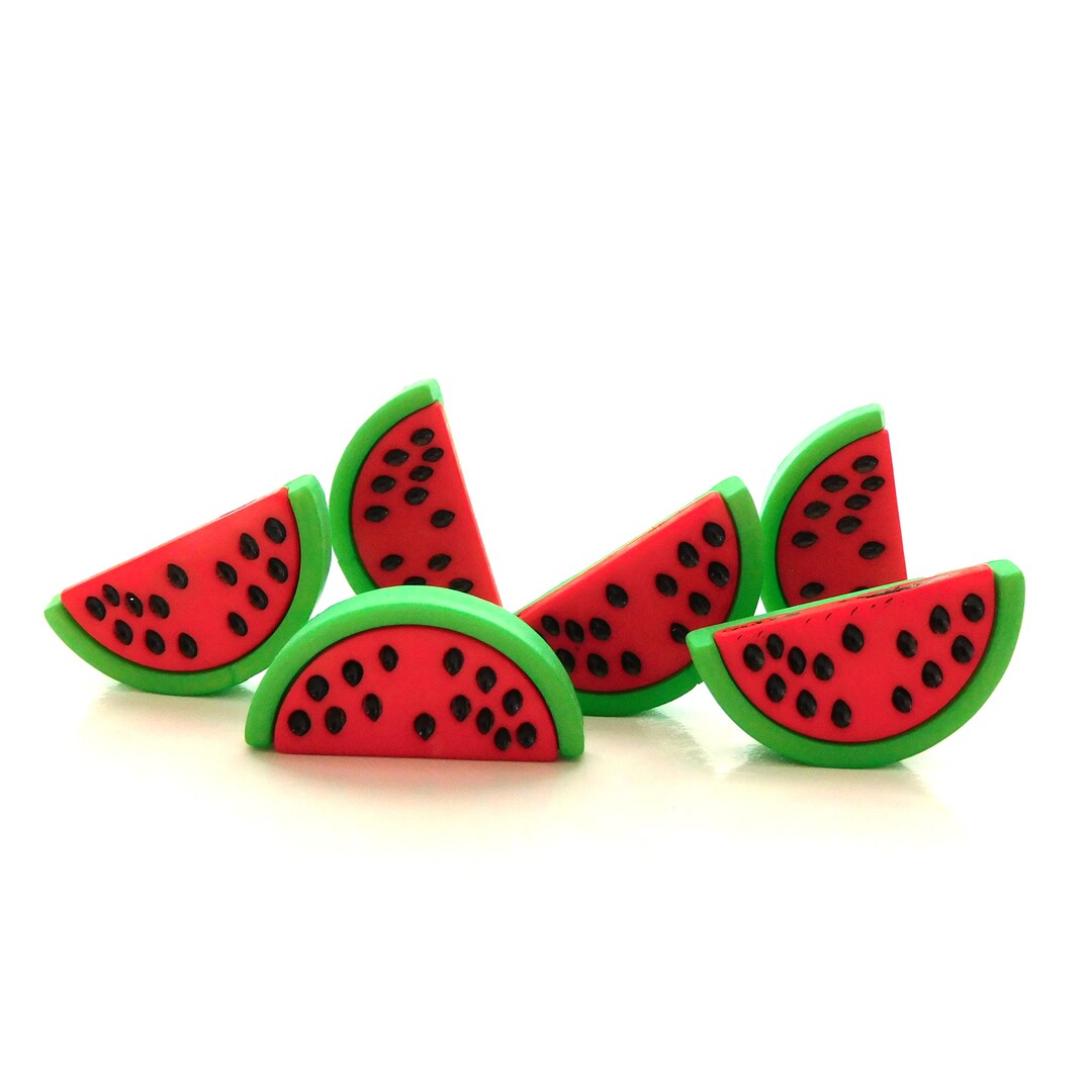 Watermelon Buttons Watermelon Half Buttons by Shelly's Buttons / Novelty Fruit ...