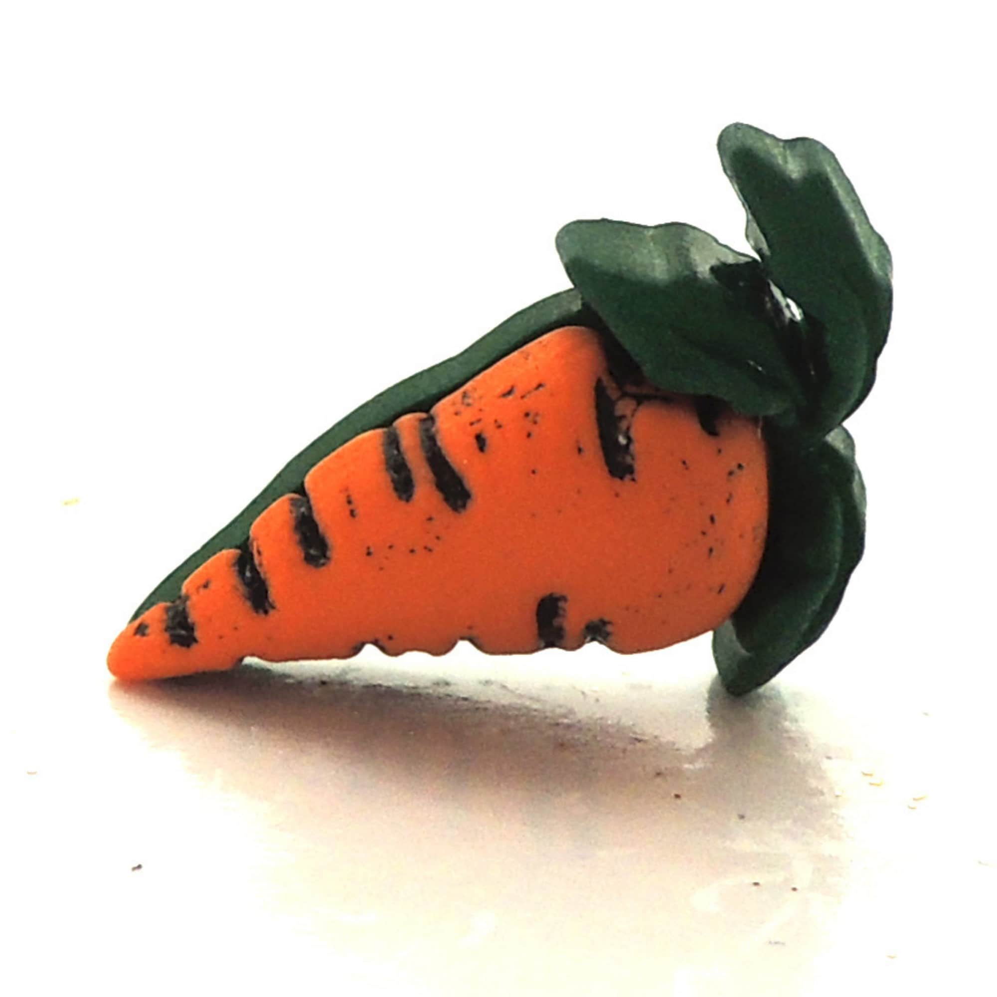 Large Carrot Buttons Buttons Galore / Novelty Food Vegetable Etsy