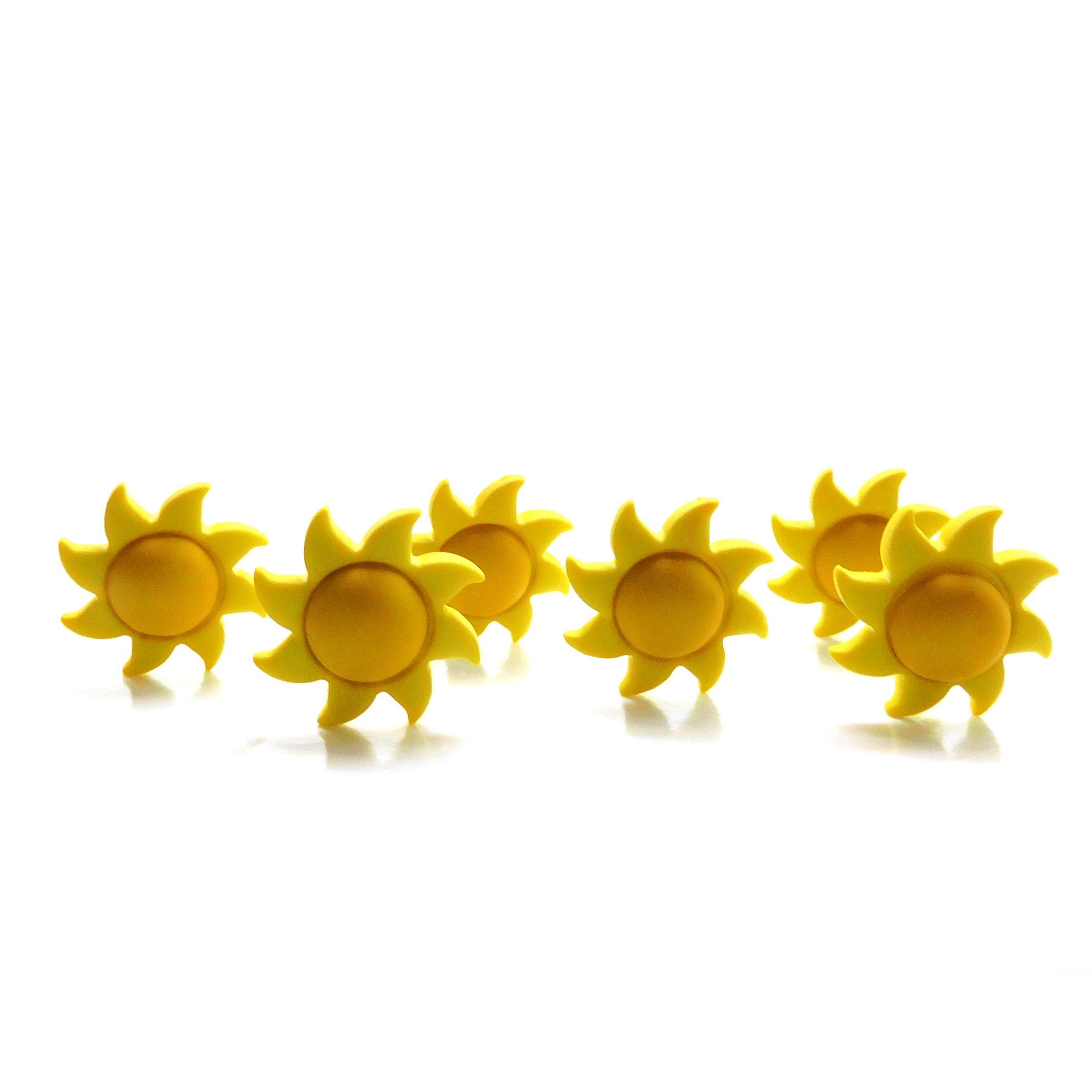 Shining Sun Buttons by Buttons Galore / Shank-back Weather ...