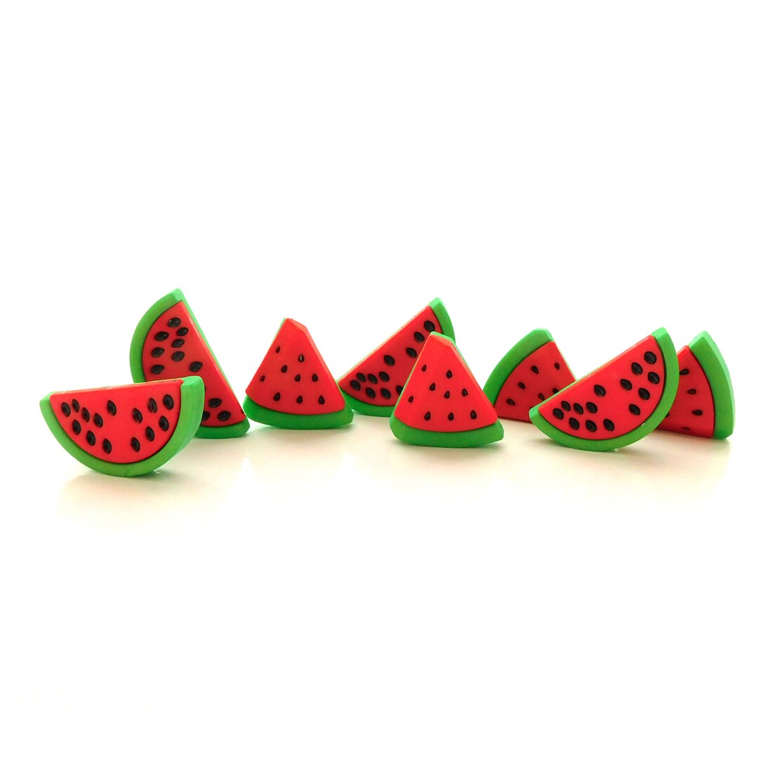 Watermelon Buttons Watermelon Buttons by Shelly's Buttons / Novelty Fruit Embellishments ...