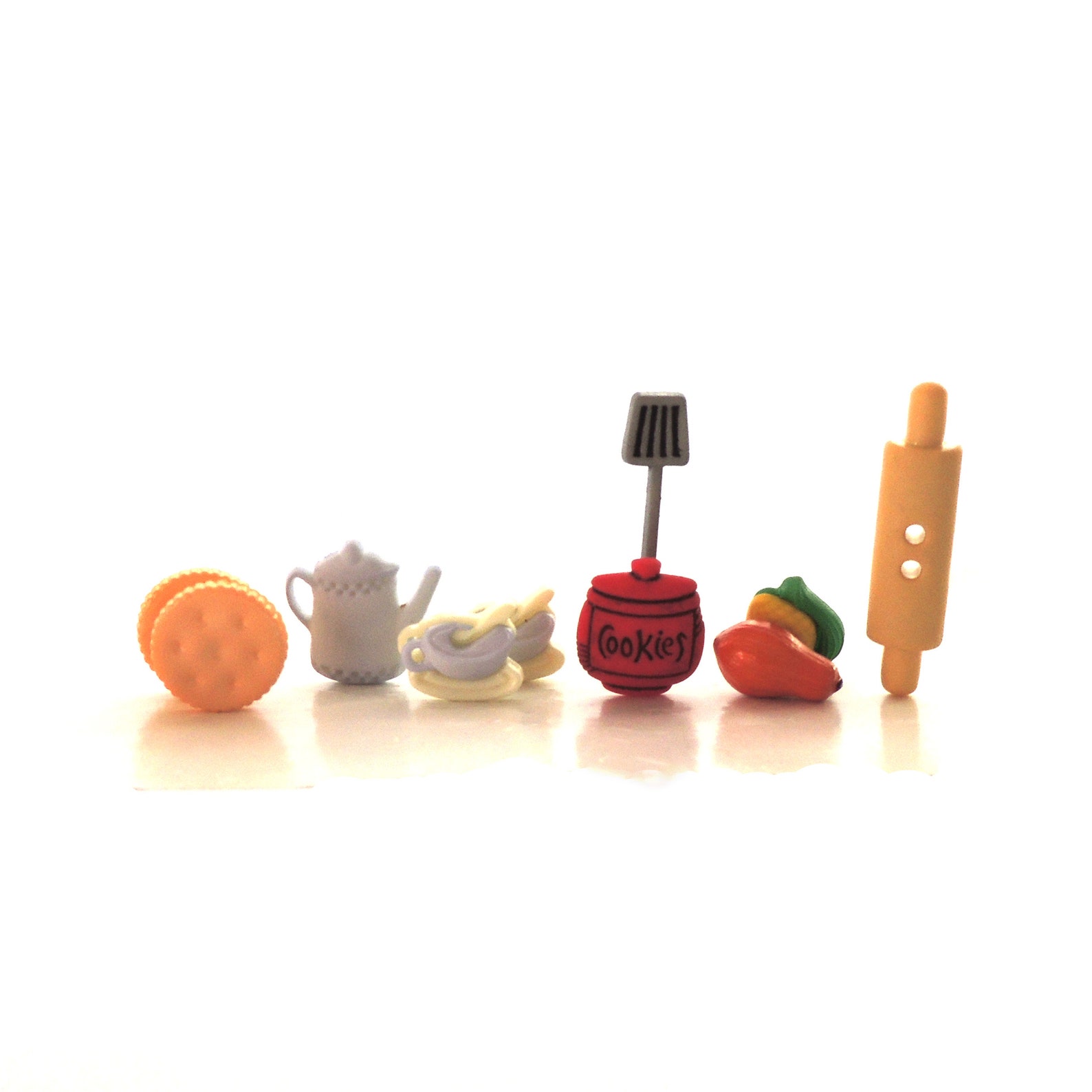 Kitchen Buttons by Buttons Galore // Novelty Cooking and Etsy