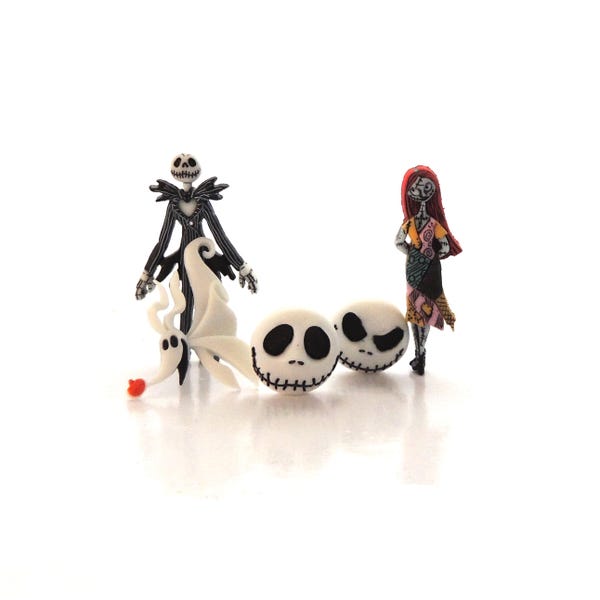 Nightmare Before Christmas Buttons by Dress It Up / Jesse James Disney Embellishments / Jack Sally