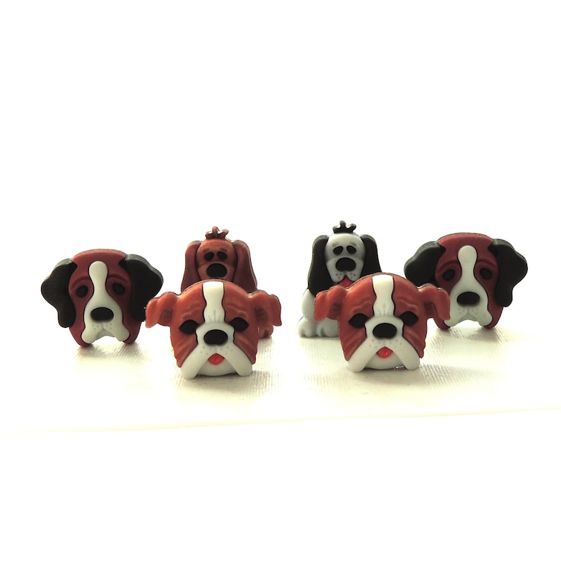 Dog Pets and Pals Buttons by Buttons Galore / Novelty Animal Etsy