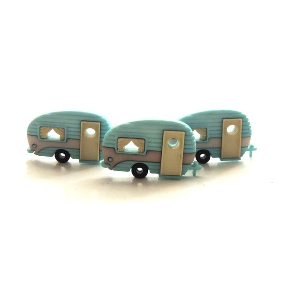 Camper Buttons by Dress It Up // Travel Embellishments from Jesse James