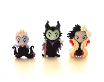 Ursula, Cruella de Vil and Maleficent Buttons by Dress It Up / Jesse James Disney Embellishments