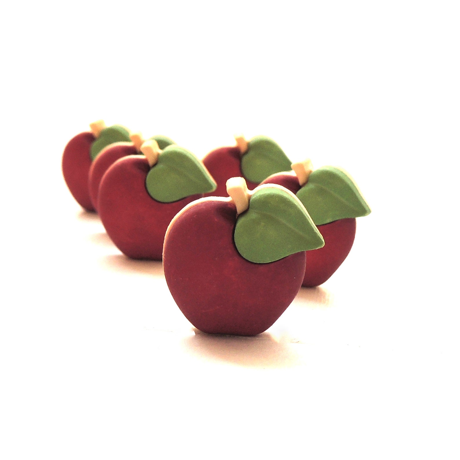 Apple Buttons Buttons Galore / Sewing Crochet Knit Novelty Etsy