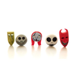 Nightmare Masks Buttons by Dress It Up / Jesse James Disney Embellishments / Jack Sally