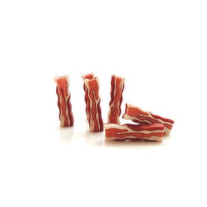 Bacon Buttons by Dress It Up //Jesse James Novelty Breakfast Food Embellishments