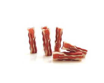 Bacon Buttons by Dress It Up //Jesse James Novelty Breakfast Food Embellishments