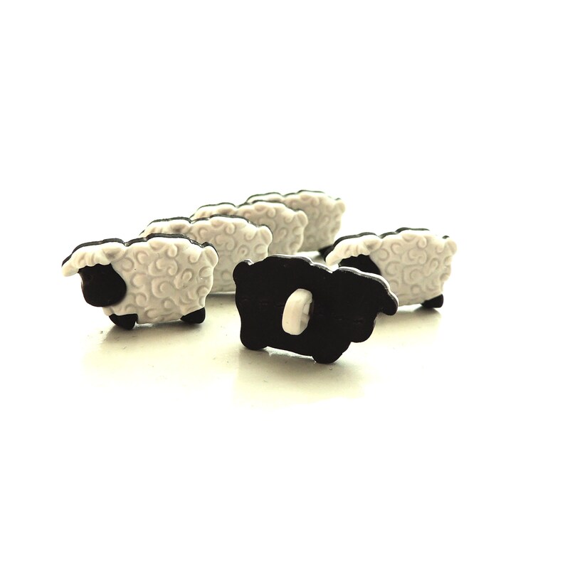 Sheep Buttons Buttons Galore / Novelty Farm Animal Etsy