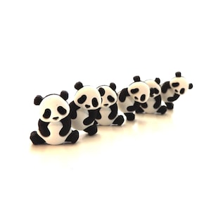 Panda Buttons by Dress It Up // Jesse James Animal Zoo Embellishments