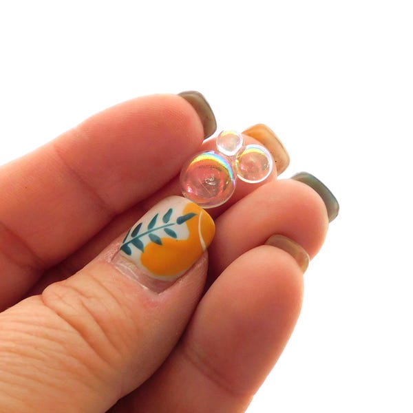 Bubble Embellishments by Dress It Up: Transparent Soap Fizzy Craft Supplies - Set of SIX