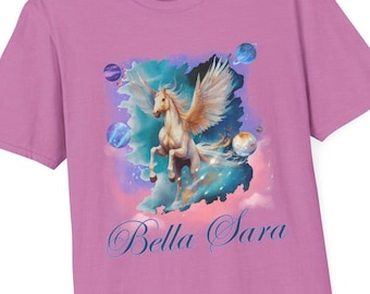 Inspiré de Bella Sara, cheval magique dans une scène magique. Cadeau kawaii pour les fans de Bella Sara.