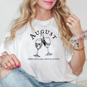 August Tshirt, August inspired Swiftie Comfort Colors Unisex T-shirt, TS Folklore Tshirt, TS Eras