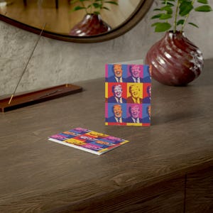 Cartões de felicitações políticos coloridos | Cartões engraçados para aniversários, feriados e eventos, cartões de mensagens humorísticos, presentes exclusivos