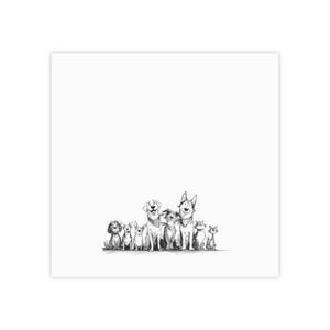 Adorabili blocchi di Post-it® a tema animali domestici, articoli di cancelleria carini per cani, regalo per amanti degli animali, organizer, articoli per ufficio, articoli essenziali per mamme di cani