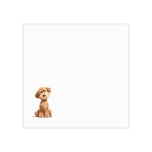 Cute Dog-Themed Post-it® Note Pads for Animal Lovers, Memo Pads, Stationery, Office Supplies, Gift for Pet Owners