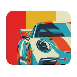 Colorful Sports Car Mouse Pad, Retro Car Decor for Gamers, Office Gift for Car Lovers, Racing Enthusiast Desk Accessory, Automotive [...]