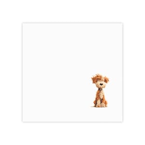 Cute Dog Sticky Notepad, Pet Lover Memo Pads, Dog-Themed Stationery, Gifts for Dog Owners, Animal Lover Office Supplies