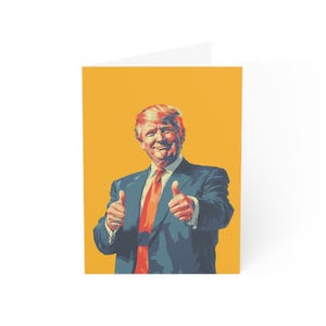 Trump-Inspired Greeting Cards, Humorous Cards, Political Cards, Birthday Cards, Celebration Cards, Gift Cards, 1-50 Pack