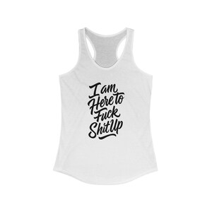Empowered Statement Racerback Tank, Women&#39;s Motivational Tank Top, Fitness Apparel, Bold Athletic Wear, Summer Casual Top