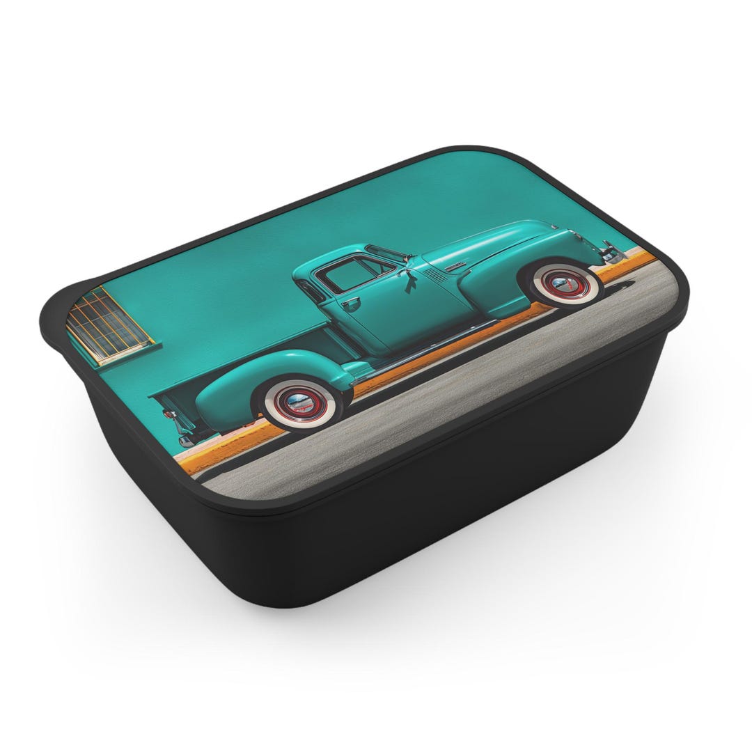 Vintage Chevy Truck Bento Box With Utensils | Eco-friendly Meal Prep ...