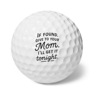 Fun Personalized Golf Balls for Gift, Golfing, Mom Gift, Custom Golf Accessories, Unique Sports Gifts, Creative Golf Balls