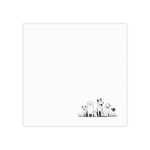 Custom Dog Lover Post-it® Note Pads, Animal Memo Pads, Cute Stationery, Gifts for Pet Owners, Office Supplies, Dog-Themed Notes
